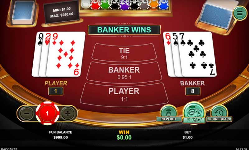 Hướng dẫn cách chơi Baccarat 5699